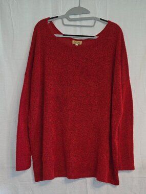 Piko 1988 Oversized Sweater Pullover Sz L Closet Staple Preppy Festive